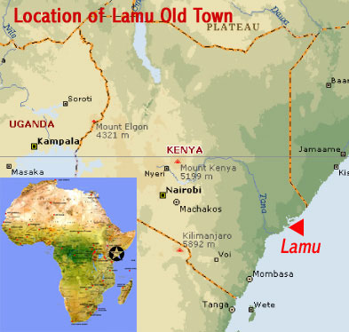 Lamu Map 