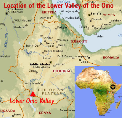 Omo Valley Ethiopia Map