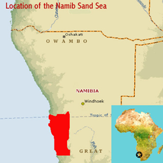 Namib Sand Sea Namibia African World Heritage Sites