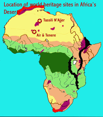 Deserts African World Heritage Sites