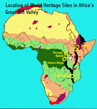 Great Rift African World Heritage Sites