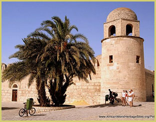 The Medina of Sousse (Tunisia) is one of Africa's UNESCO cultural world heritage sites featuring the fortified Islamic cities of Maghreb